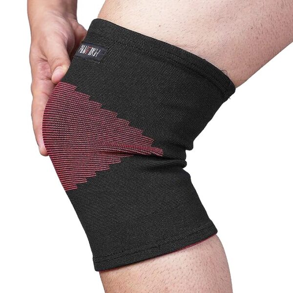 PANFIKH Knee support for men and women, Knee Compression Sleeve Support for Women and Men for Hiking, Sports, Fitness, Gym Workout, Knee Pain - Image 5