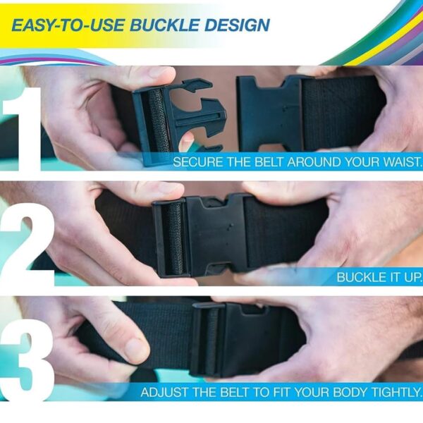 PANFIKH Swim Floating Belt for Adults - Adjustable Strap for Confident Swimming Learning (74x20x2 cm) (Copy) - Image 5
