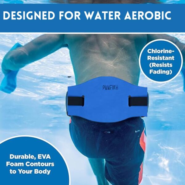 PANFIKH Swim Floating Belt for Adults - Adjustable Strap for Confident Swimming Learning (74x20x2 cm) (Copy) - Image 2