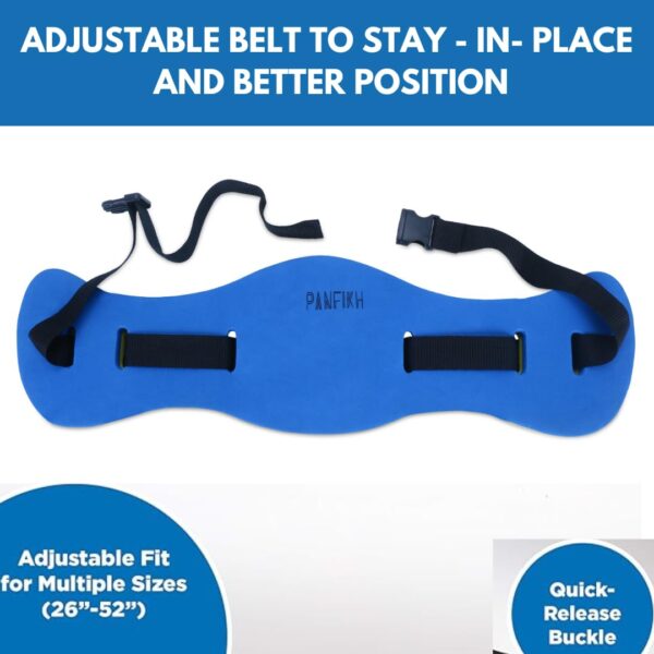 PANFIKH Swim Floating Belt for Adults - Adjustable Strap for Confident Swimming Learning (74x20x2 cm) (Copy) - Image 3