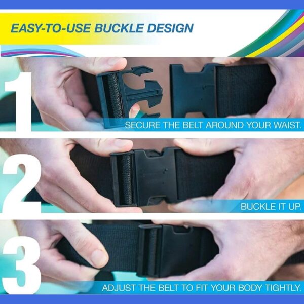 PANFIKH Swim Floating Belt for Adults - Adjustable Strap for Confident Swimming Learning (74x20x2 cm) - Image 4