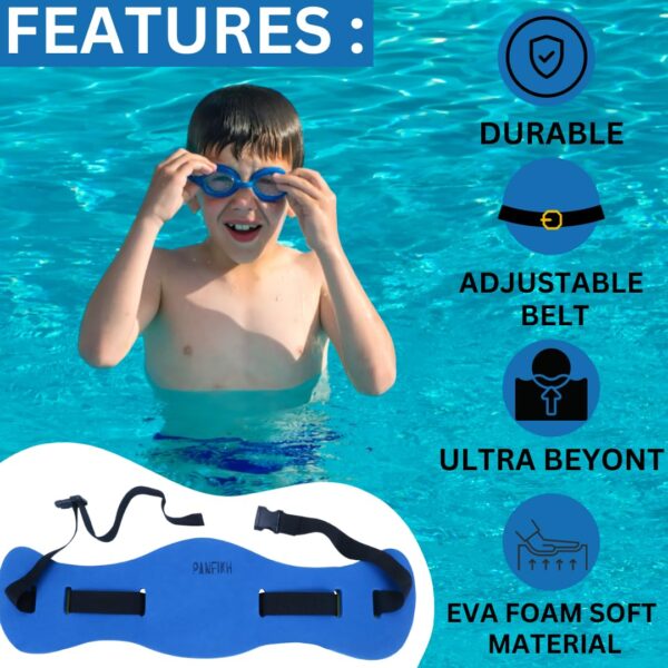 PANFIKH Swim Floating Belt for Adults - Adjustable Strap for Confident Swimming Learning (74x20x2 cm) (Copy) - Image 7